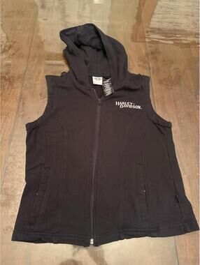 harley davidson Miss Enthusiast jacket M black removable liner hoodie 98519-12VW